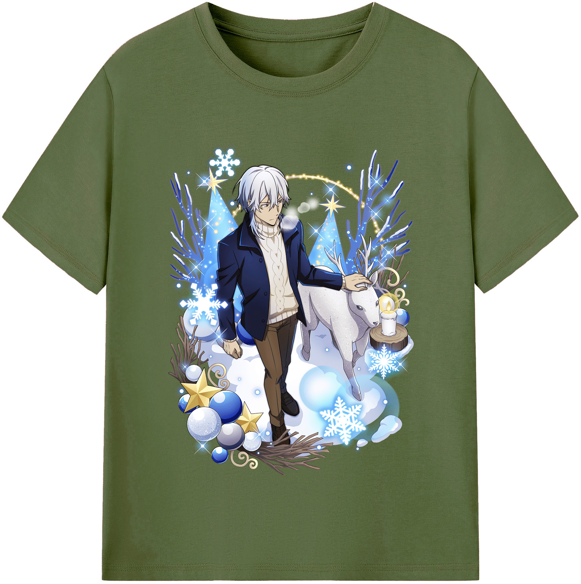 （画像用） 文豪ストレイドッグス Bungo Stray Dogs 綿100％半袖Tシャツ（フロントプリント）